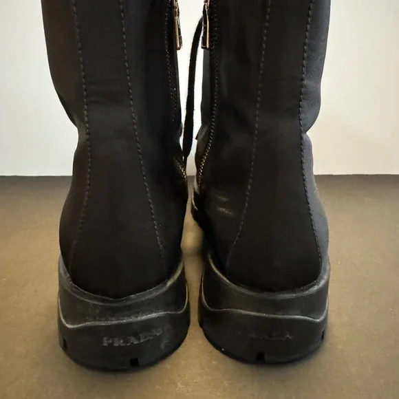 Prada Black Combat Boots - Picture 6 of 7
